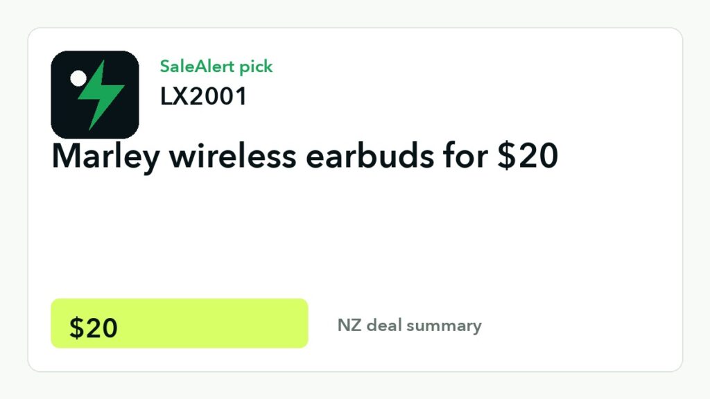 Marley Earbuds $20