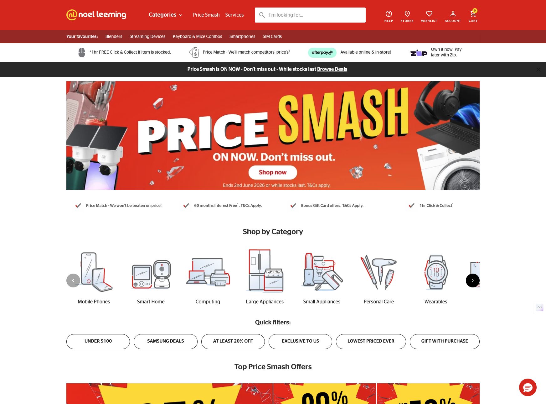 [Noel Leeming] Price Smash deals incl. Samsung A07 $189 and Sony headphones $69