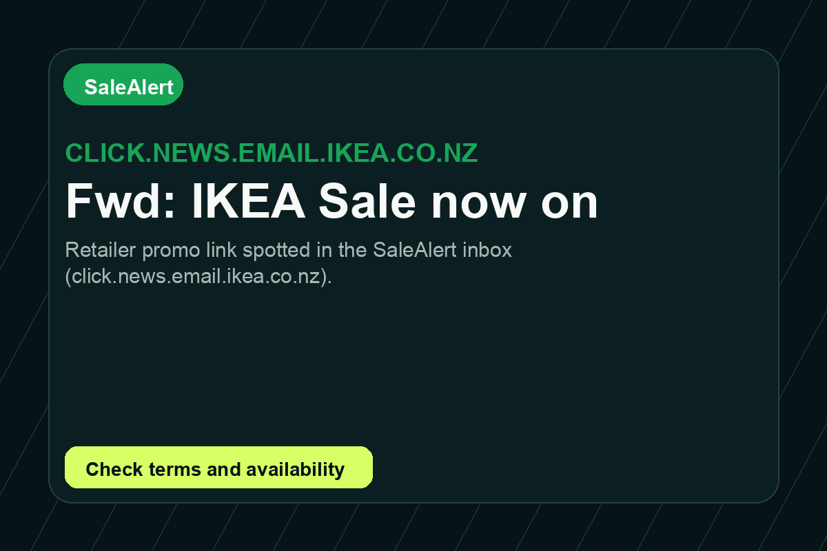 Fwd: IKEA Sale now on