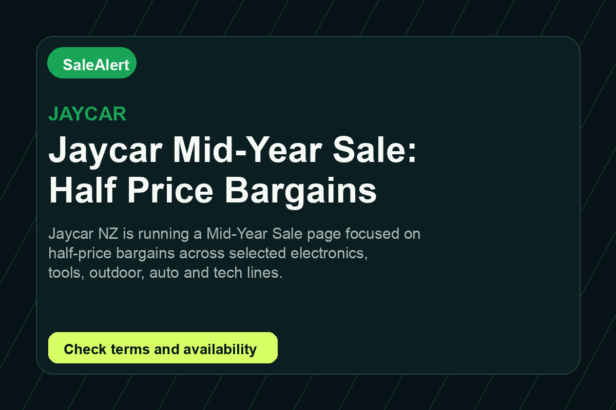 Jaycar Mid-Year Sale: Half Price Bargains