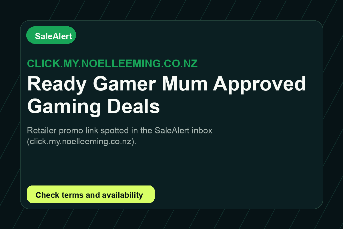 Ready Gamer Mum Approved Gaming Deals
