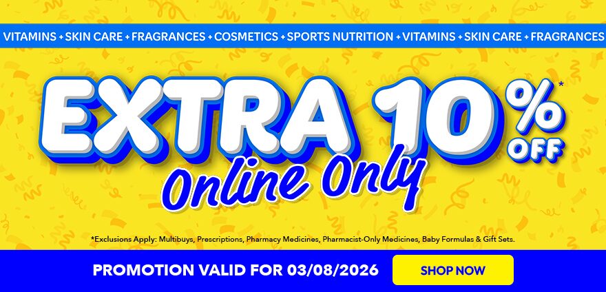 Expired: Extra 10% Online Only at Chemist Warehouse – 3 Aug 2026