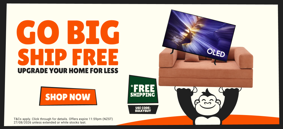 Free Shipping on Selected Bulky Home Buys with Code BULKYBUY at Mighty Ape – Ends 27 Aug